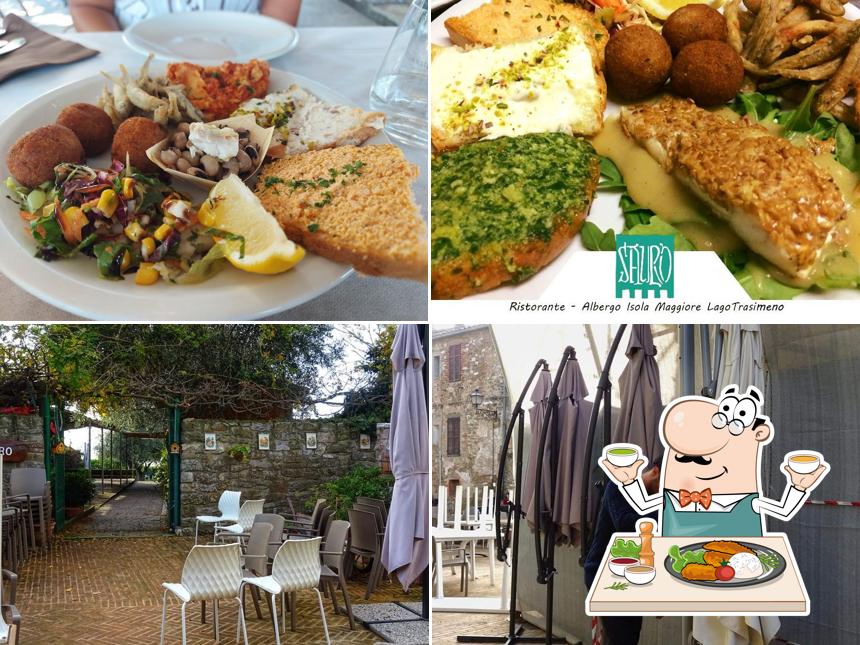 Cibo al Albergo Ristorante da Sauro