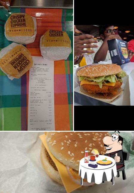 Hamburger at Burger King