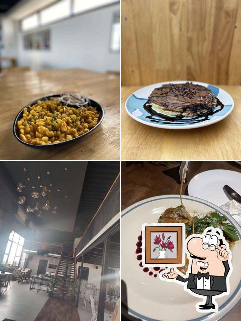 The interior of Sky Garden Roof Top Cafe