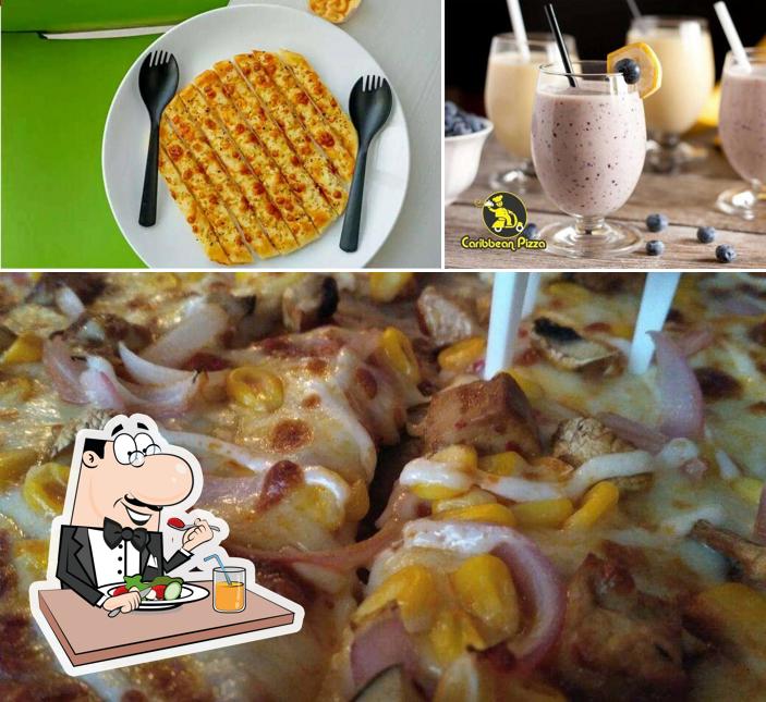 The image of food and beverage at Caribbean Pizza