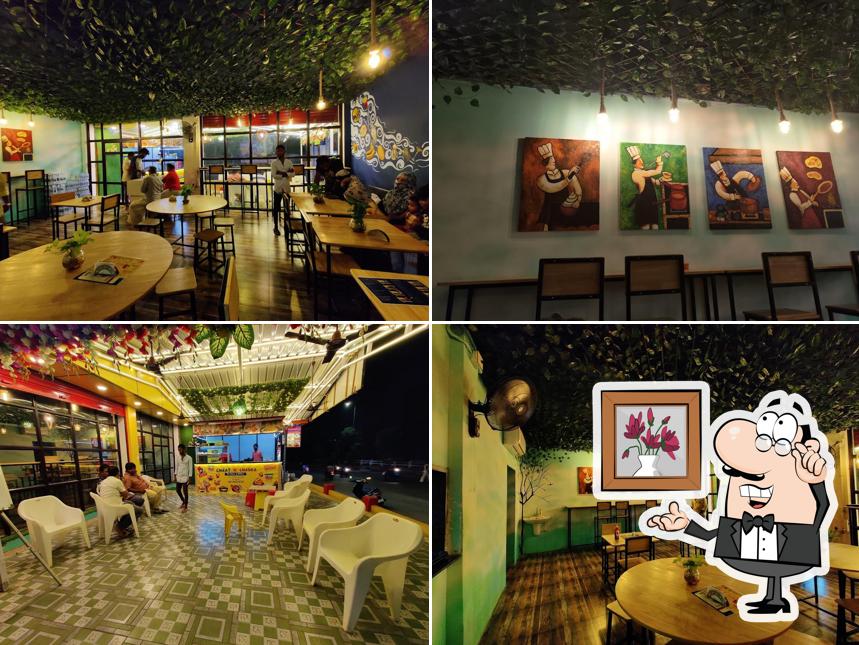 The interior of Chaat ka Chaska
