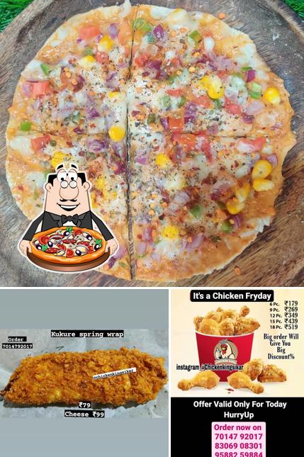 At Chicken King, you can taste pizza
