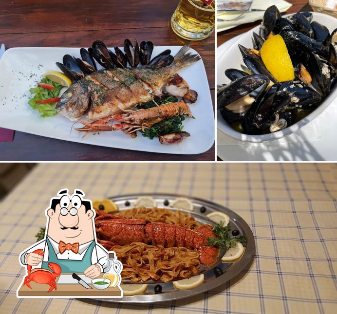 Prova la cucina di mare a Da Bruno Restaurant Pizza and Grill