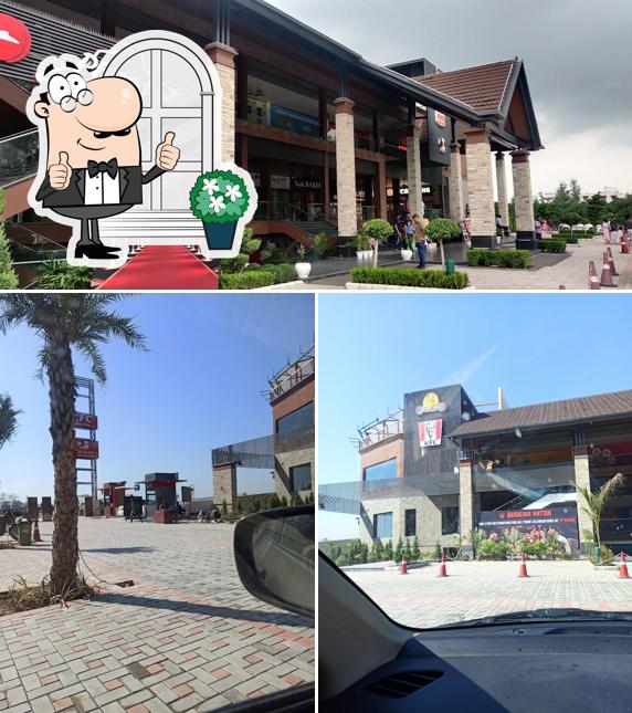 The exterior of KFC