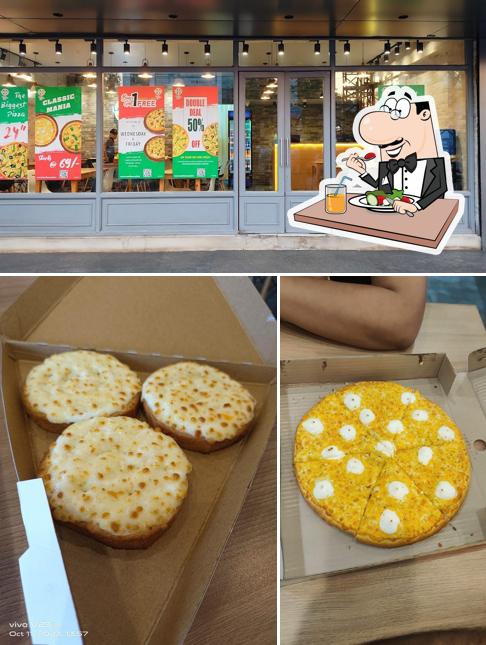 The restaurant's food and exterior