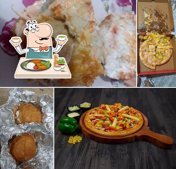 Food at Laziz Pizza