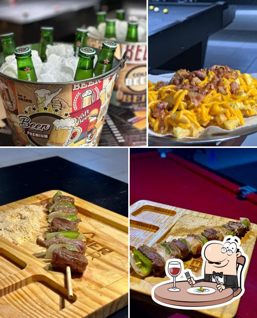 Comida em Snooker Blu Bar Blumenau