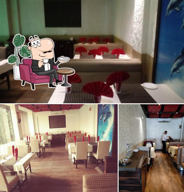 The interior of Atithi Family Restaurant and Bar