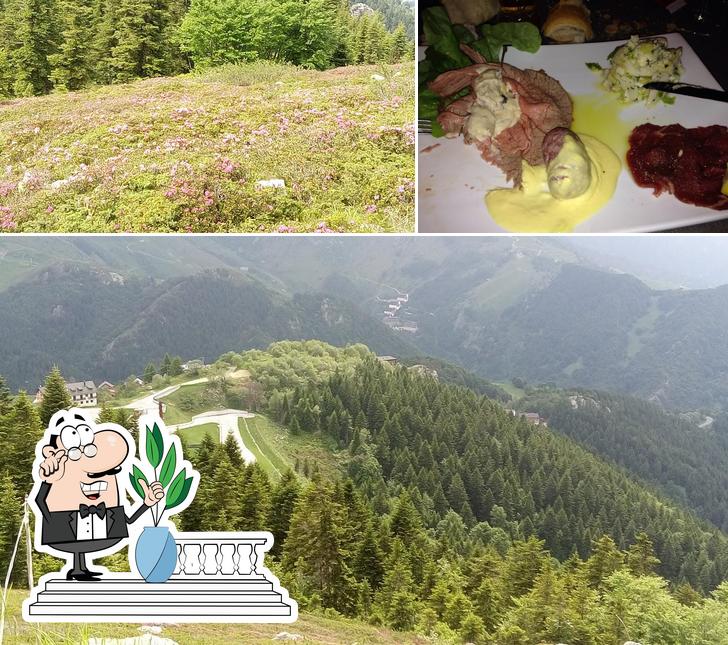 La immagine di esterno e cibo da Baita ai Barmas