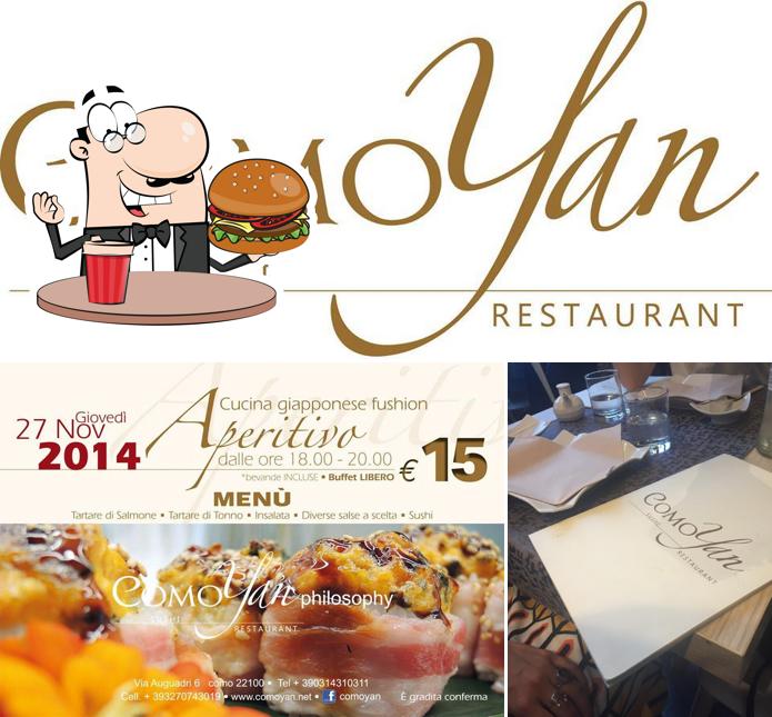 Prenditi un hamburger a Comoyan