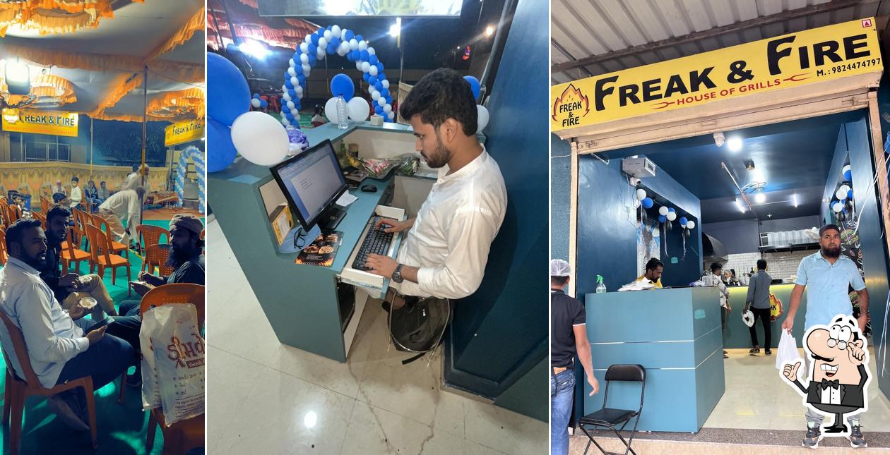 The interior of FREAK AND FIRE - RAKHIAL