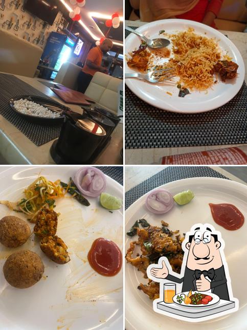 Food at Hyderabad Bucket and Kunda Biryani