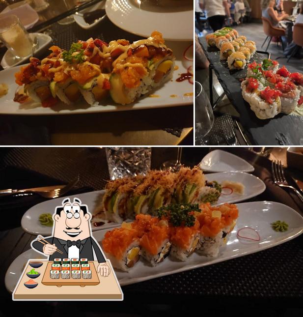 Prova le diverse opzioni di sushi