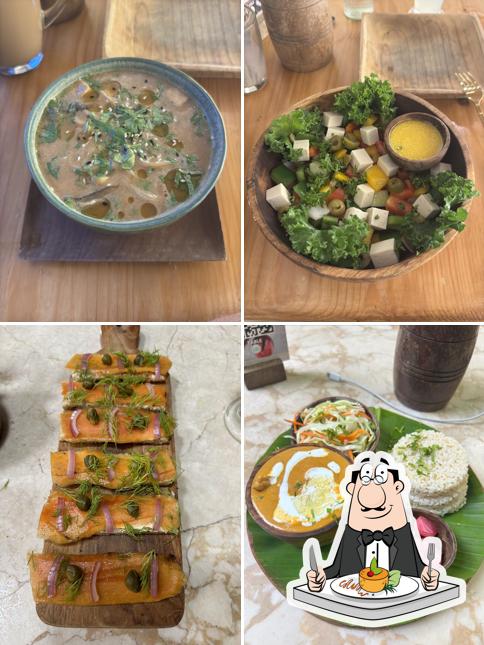 Food at Loving Earth Cafe