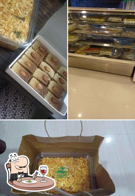Food at Olive Mithai Shop