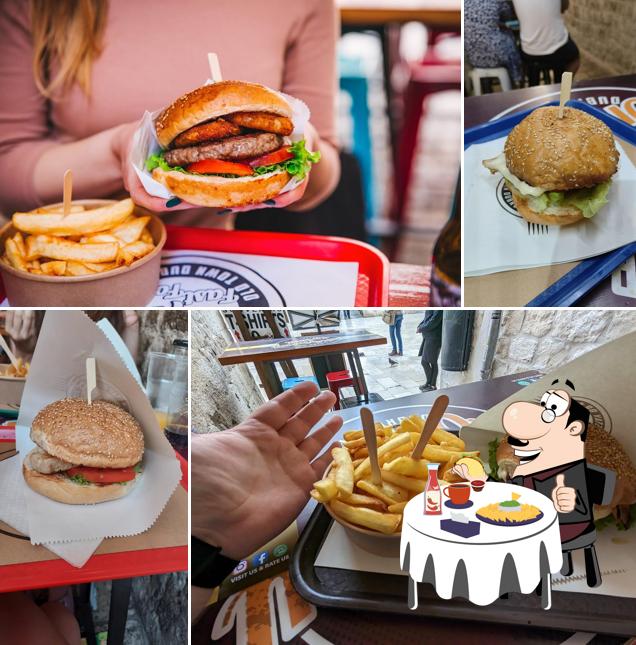 Take Away DUBROVNIK serve un'ampia selezione di opzioni per gli amanti dell'hamburger