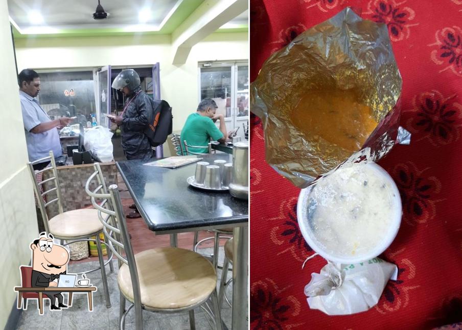 The interior of gopal vegetarian hotel
