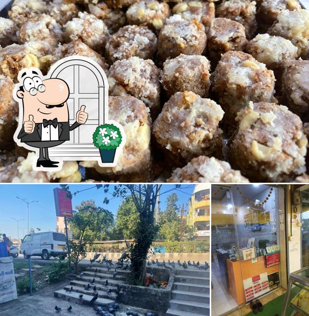 The photo of shree Lala Raghuvanshi foods’s exterior and food