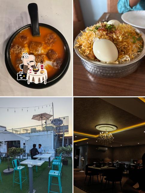 Check out the photo showing food and interior at Retro Restaurant