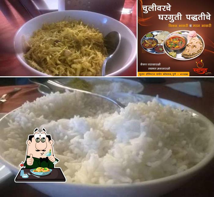 Food at Swagat Hotel