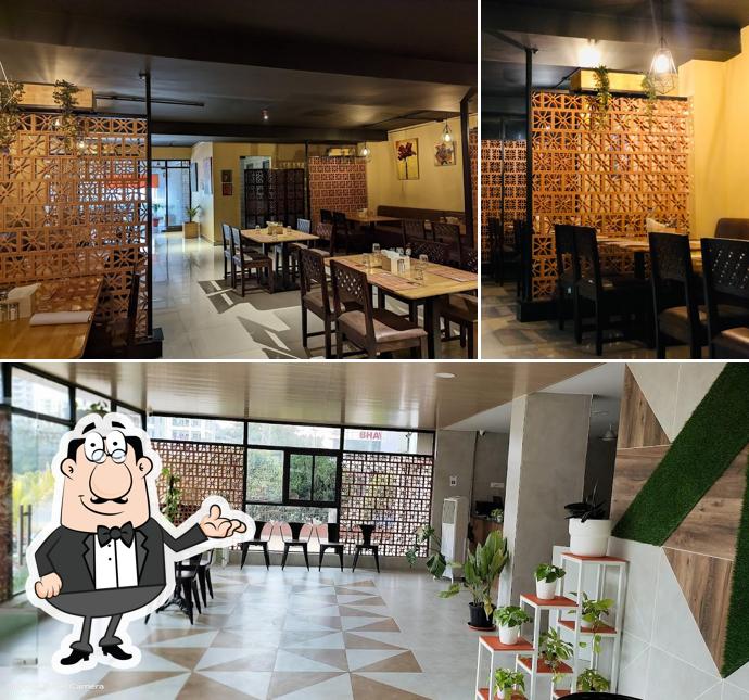 Take a seat at one of the tables at The Spice Kitchen