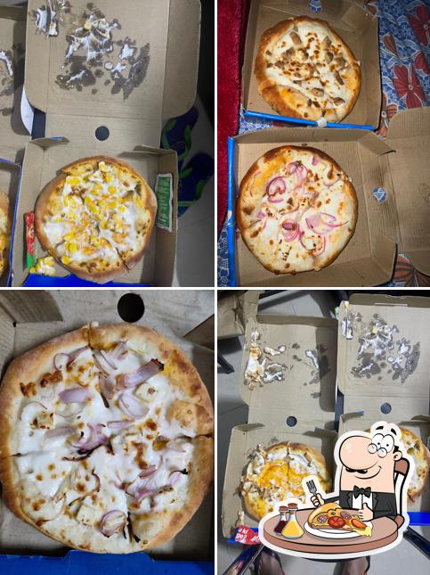 Pick various kinds of pizza