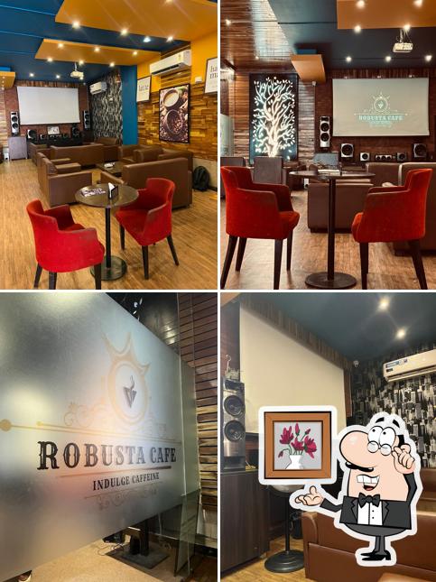 The interior of V ROBUSTA CAFE