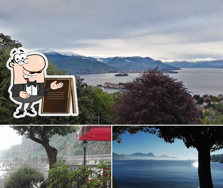Goditi la vista dall'area esterna di Caffè del Principato
