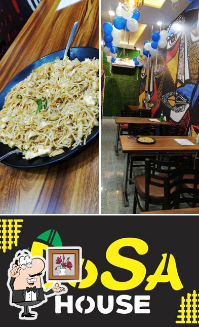 The interior of Dosa House