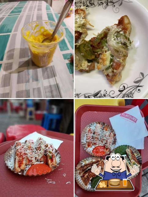 Food at Flavours Street Gangadham