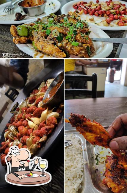 Food at Jay Malhar family restaurent