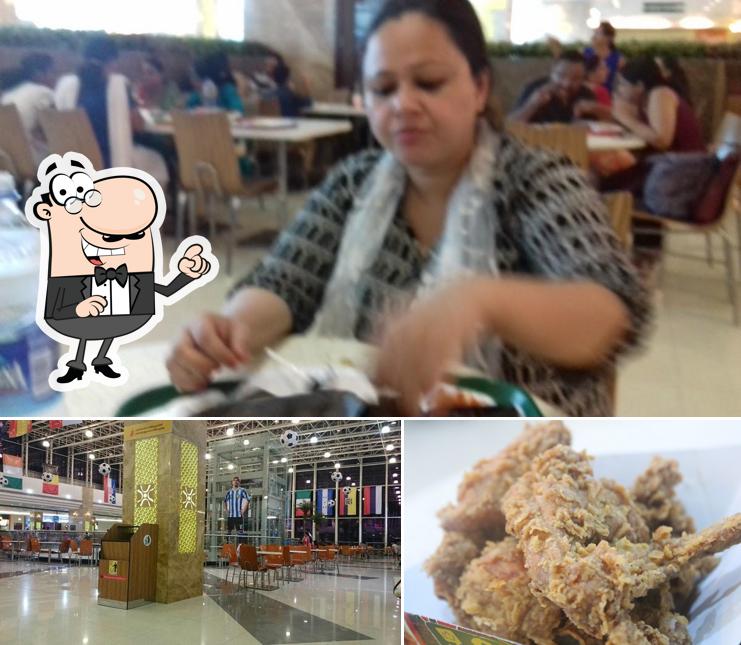 Among various things one can find interior and food at Lulu Food Court
