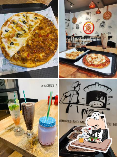 Food at Mad Over Pizza