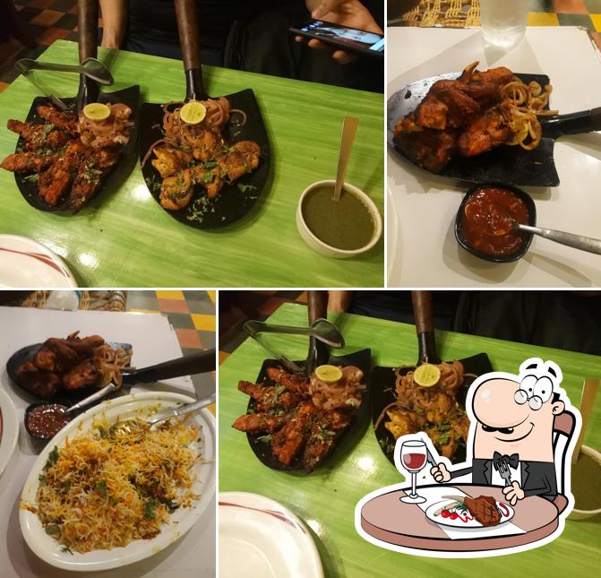 Get meat meals at Mauja Restaurant