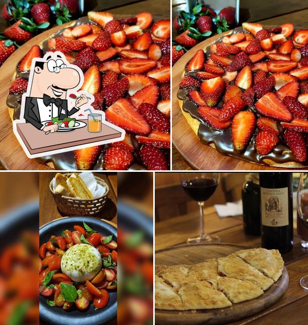 Platos en Pitigliano Pizzaria