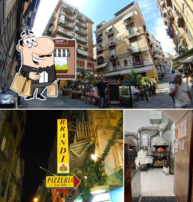 Goditi la vista dagli esterni di Antica Pizzeria Brandi