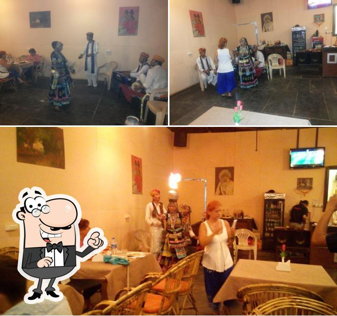 Take a seat at one of the tables at Baywatch