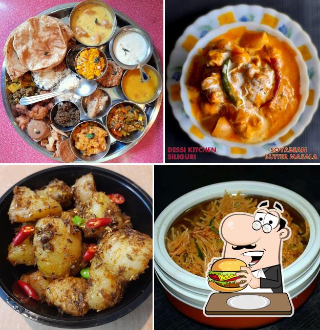 Order a burger at DESSI KITCHEN