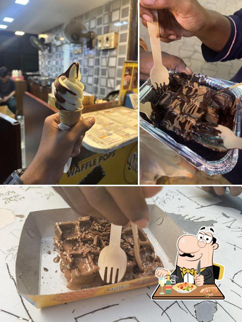 Food at Dusky Waffles