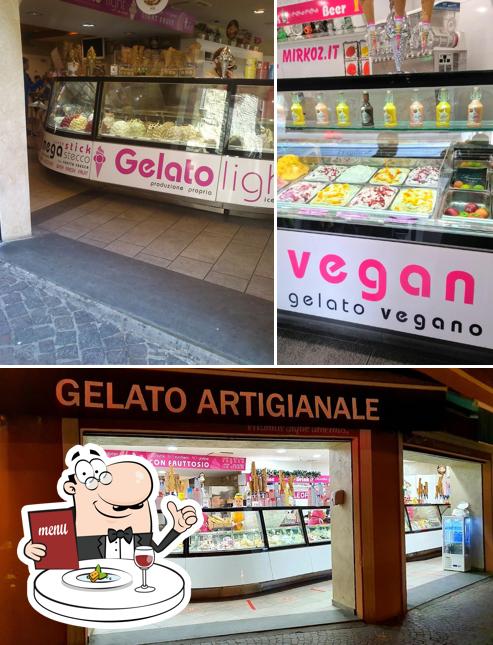 Cibo al Gelateria Mirkoz