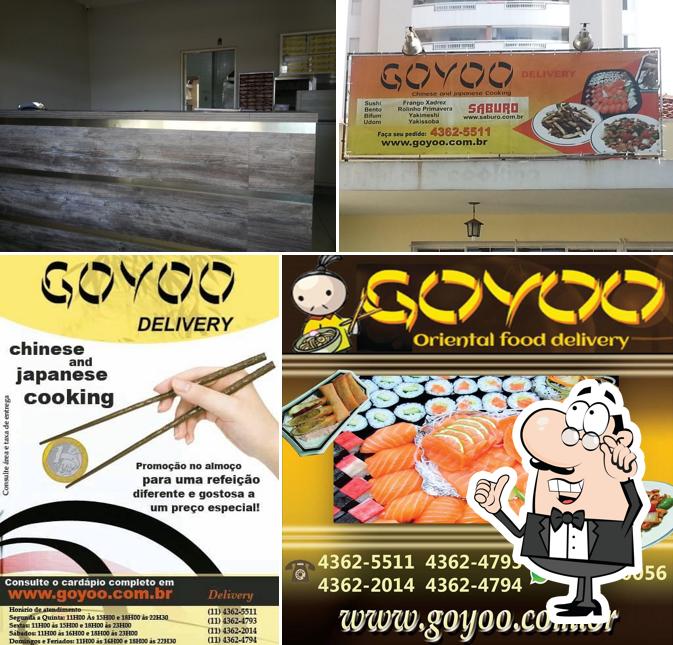 O interior do Goyoo Delivery