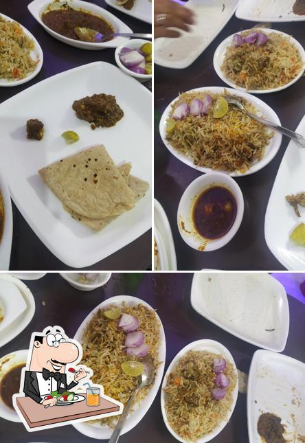 Food at Green palace family restaurant veg and non veg (special biryani)