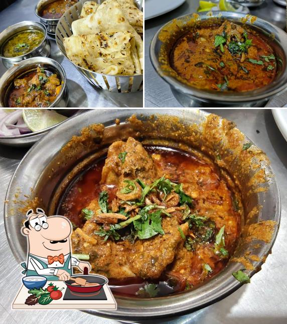 Chicken curry at Hotel Rehmat