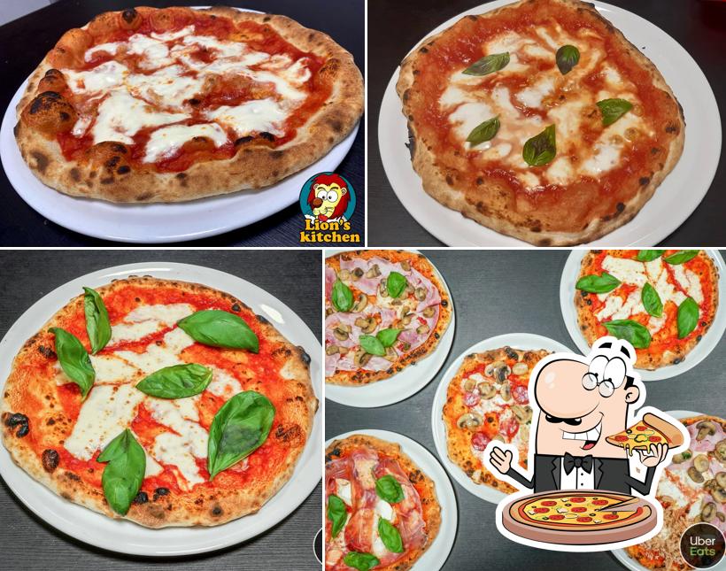 Scegli una pizza a Lion's Pub