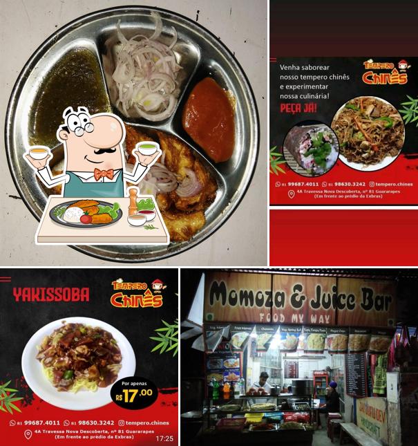 Meals at Momoza Cafe