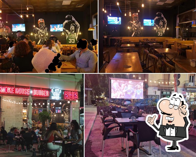 Gli interni di RUB - Smokehouse BBQ - Cassino