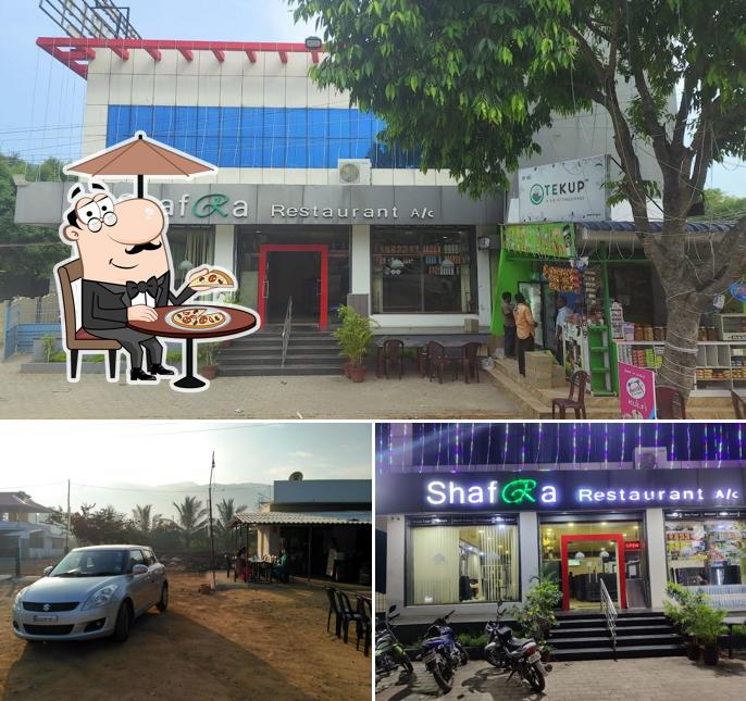 The exterior of SHAFRA Restaurant