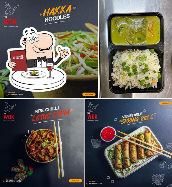 Food at The WOK - Pan Asian Cuisine