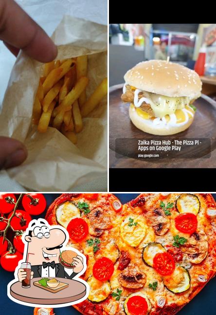 Hamburger at Zaika Pizza Hub