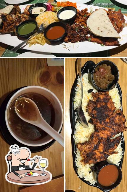 Food at Zaatar Restaurant